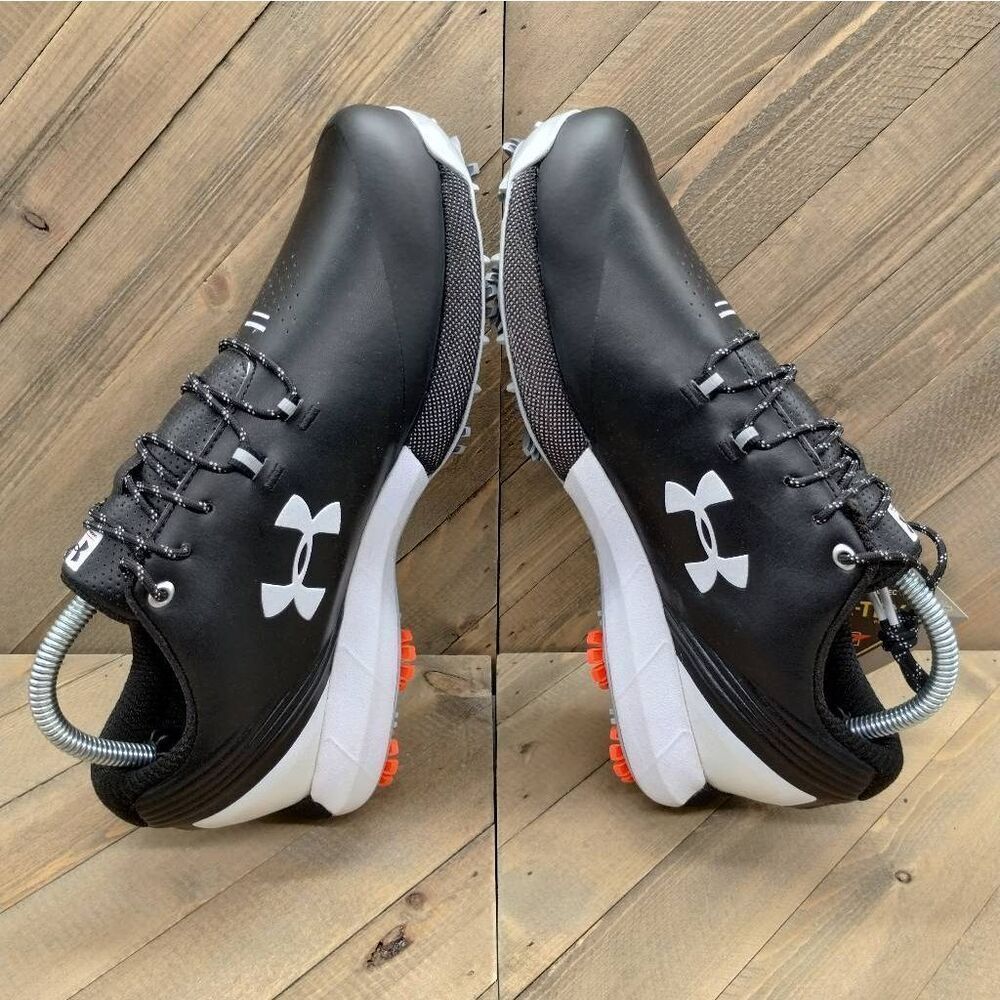 Under Armour HOVR Drive Gore-Tex Golf Shoes‎ Mens Size 8 Black White Waterproof - Picture 7 of 9